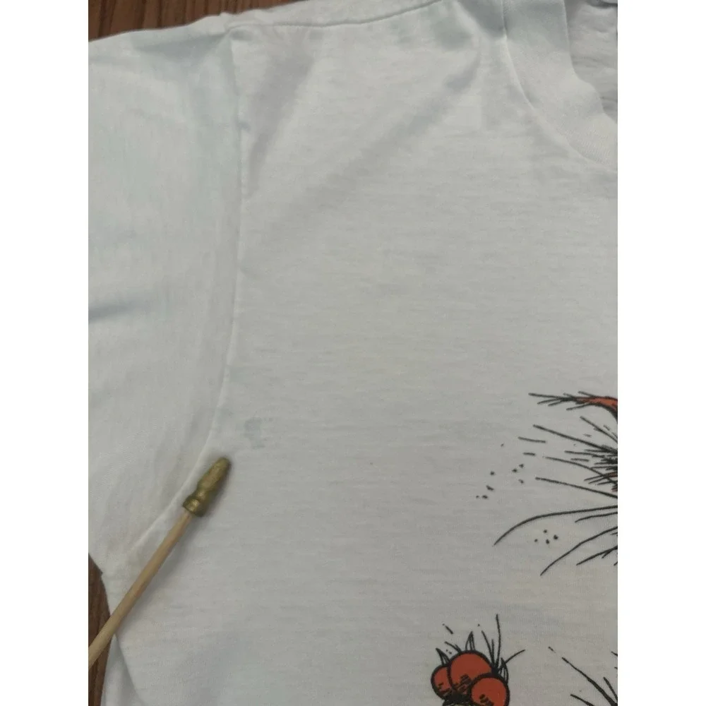 Vintage Bill The Cat T Shirt Mens Large 1984 Comic Art Single Stitch Paper Thin
